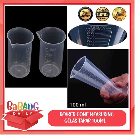 Jual GELAS UKUR GELAS TAKAR GELAS TAKARAN 100 ML PLASTIK Shopee Indonesia