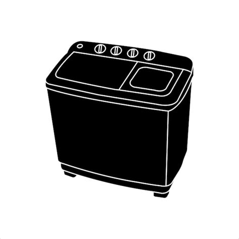 Premium Vector Washing Machine Icon