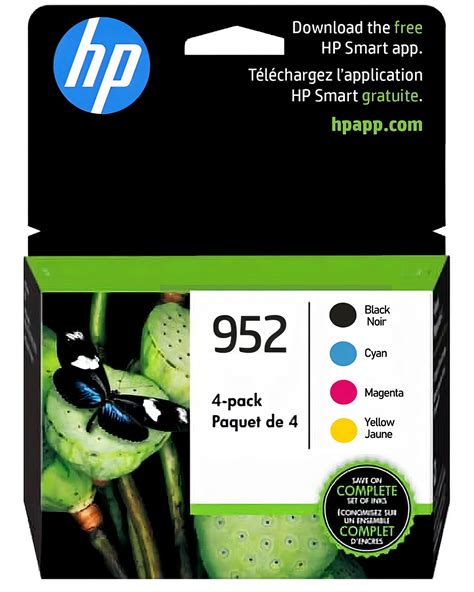 Hp 952 Blackcyanmagentayellow 4 Pack Ink Cartridges N9k27an High Yield Premium Quality