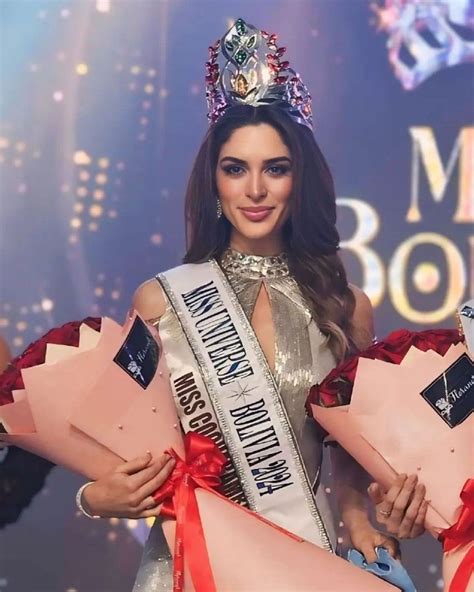 Juliana Barrientos Obtiene La Corona De Miss Universo Bolivia