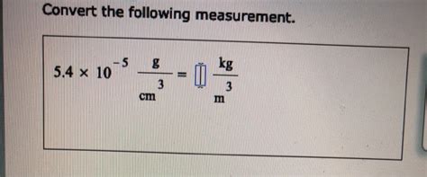 Solved Convert The Following Measurement Sex 1014 05 Cm