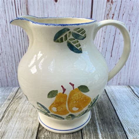 Poole Pottery Dorset Fruit Large Jug Pear Replacing Discontinued