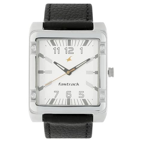 Fastrack Economy Analog White Dial Men S Watch Nk Sl Nk Sl