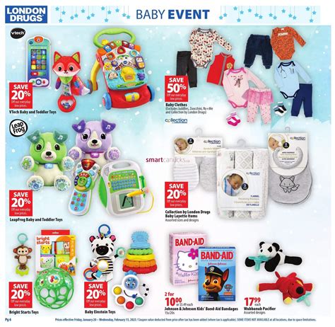 London Drugs Baby Event Flyer January 20 To February 15