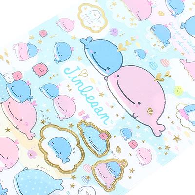 Buy San X Jinbesan Kokujira Love Mother Seal Sticker Sheet At Artbox