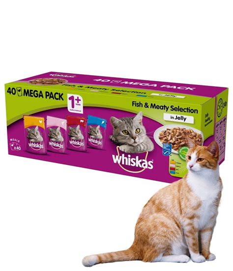 Mokra Karma Potrawka Dla Kota Whiskas 40 Saszetek Po 85g 3 4Kg Mix