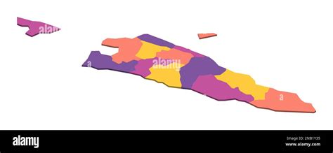 East Timor Political Map Of Administrative Divisions Municipalities