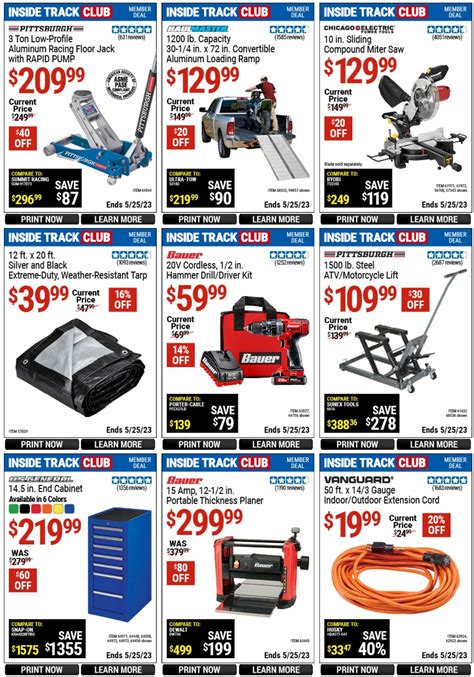 Harbor Freight Tools Inside Track Club Member Deals Best Offers