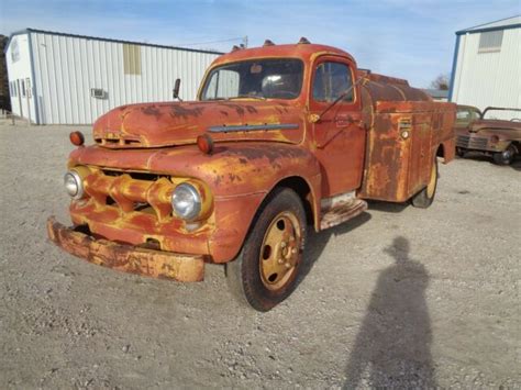 1951 Ford F 5 Fuel Tanker Us Air Force Boeing Aircraft Solid Flathead V