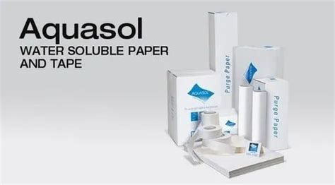 Aquasol Water Soluble Paper ASW 35 R By15 Dam And Purge Paper Self