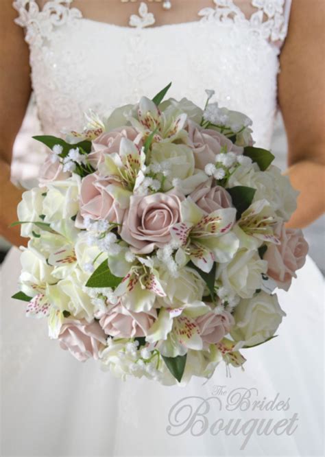 Alstroemeria Silk Wedding Bouquets The Brides Bouquet Uk