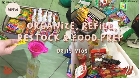 Daily Vlog Organizing Food Preparation Beres Beres Hasil Belanja