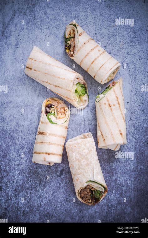 Healthy Wraps Hi Res Stock Photography And Images Alamy