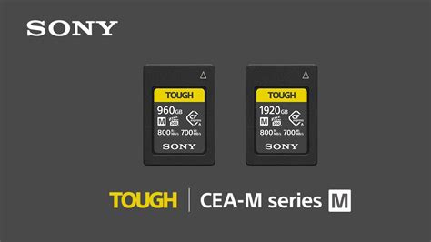 Introducing Cfexpress Type A Memory Card Cea M Series Sony