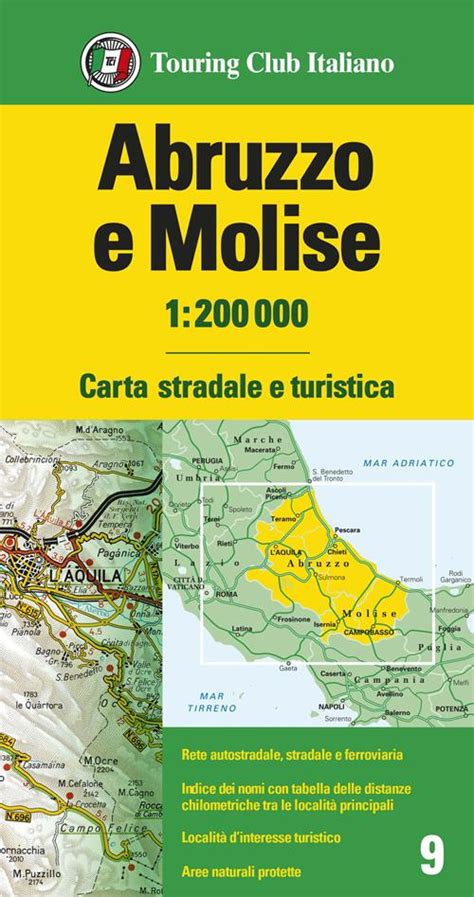 Abruzzo E Molise Carta Stradale E Turistica Ediz