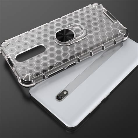 For Xiaomi Redmi Shockproof Honeycomb Pc Tpu Ring Holder Protection