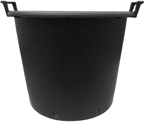 Elixir Gardens Large Plastic Plant Pot With Handles 30 35 50 75