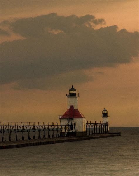 St Joseph Michigan Lighthouse 2 Photograph by John Ullrick - Fine Art ...