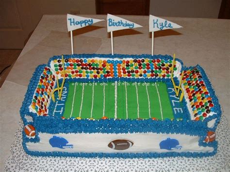 Football Stadium Cake This Is A Football Stadium Cake I Did For A