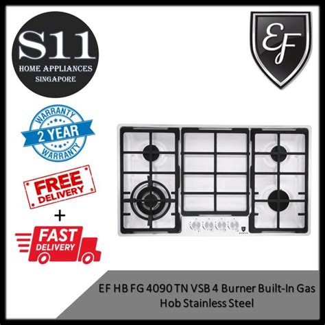 Ef Hb Fg Tn Vsb Burner Built In Gas Hob Stainless Steel Years