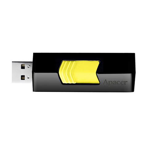 8 GB FLASH DRIVE แฟลชไดรฟ APACER AH332 BLACK YELLOW