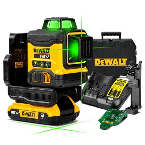 Dewalt DCLE34031D1 18V XR 3x360 Compact Green Laser Kit PowerToolMate