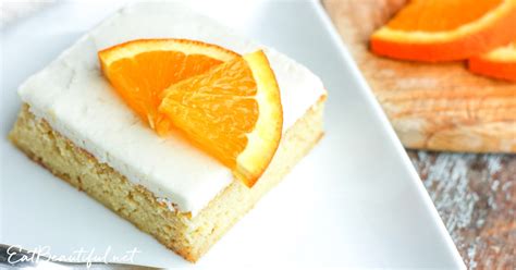 Keto Orange Creamsicle Cake Nut Free Dairy Free Option Eat Beautiful