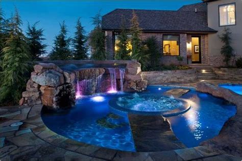 Unexpected Spa And Pool Combo By Caviness Landscape Design Beautiful