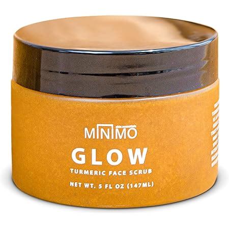 Amazon.com: Minimo Glow (Unscented) Skin Brightening Face Scrub for Dark Spots 5 oz Blemish ...