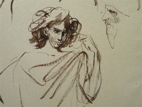 DELACROIX Eugène Femme ébouriffée et autres Etudes draw Flickr