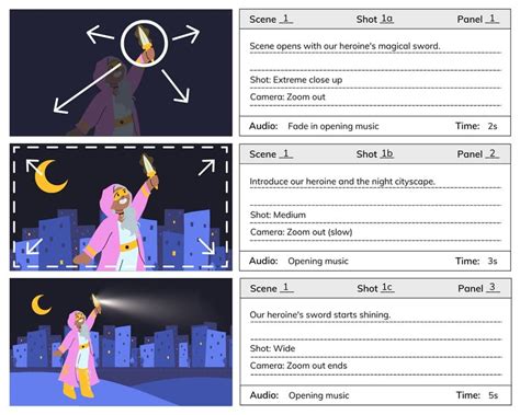 Free Printable Customizable Storyboard Templates Canva