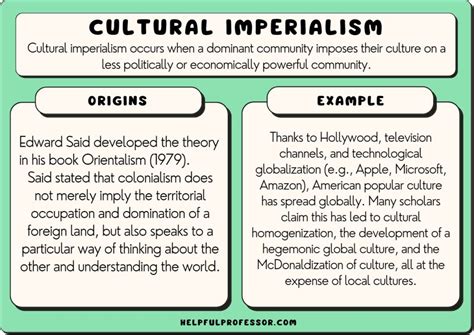 Cultural Imperialism Examples