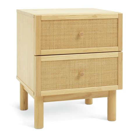 Habitat Simone 2 Drawer Bedside Table Pine By Habitat