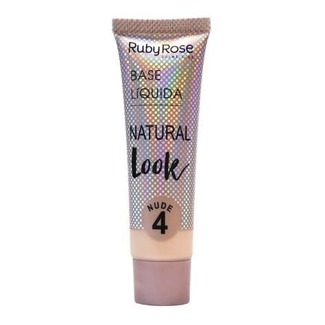 Base líquida natural look ruby rose nude 4 Shopee Brasil