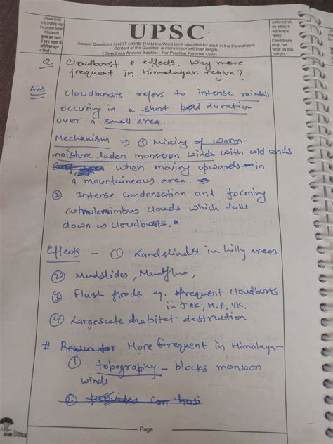 Q1 What Is A Cloudburst And What Are Its Effects Why Are They More