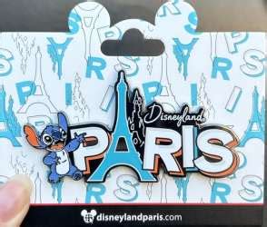 74093 PAris Stitch Disneyland Paris And Eiffel Tower Disneyland