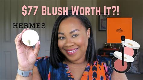 Trying the Most Expensive Blush Hermés Rose Silky Blush Review Worth