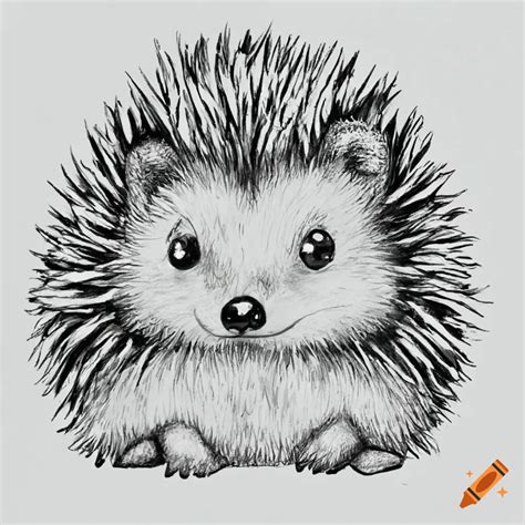 Cute Hedgehog Drawing