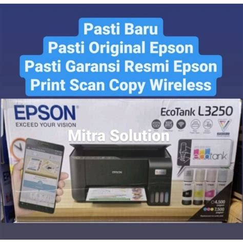 Jual Printer Epson L3250 L 3250 L 3250 Wireless All In One Ink Tank