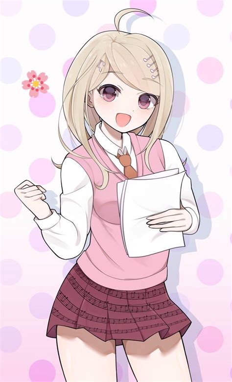 Safebooru 1girl D Ahoge Akamatsu Kaede Bangs Beamed Eighth Notes