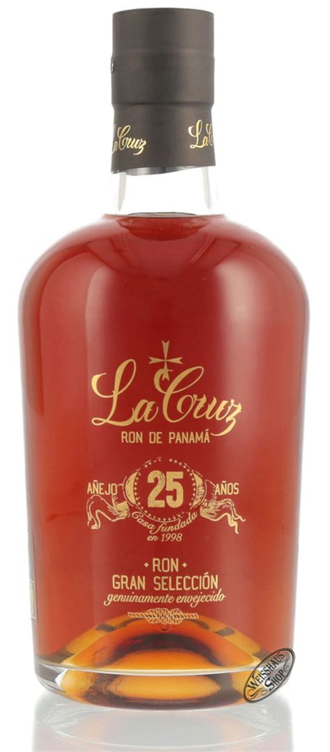 La Cruz Ron De Panama 25 YO Rum 40 Vol 0 70l Weisshaus Shop