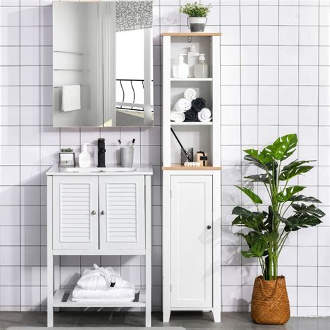 Slimline Bathroom Storage Cupboard Rispa