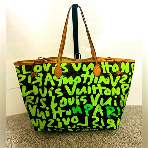 Louis Vuitton Bags Louis Vuitton Graffiti Neverfull Stephen Sprouse