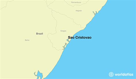 Where is Sao Cristovao, Brazil? / Sao Cristovao, Sergipe Map - WorldAtlas.com