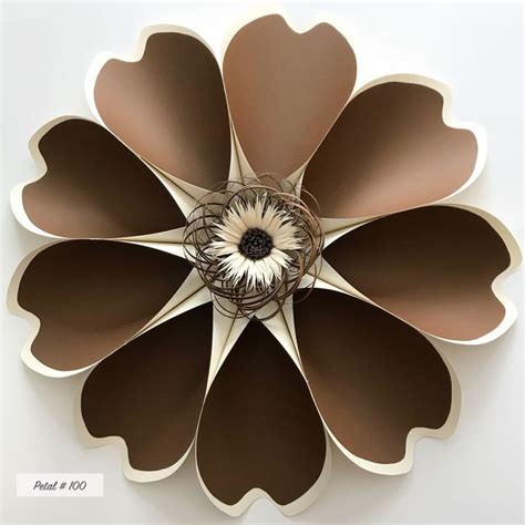 Paper Flowers PDF PETAL 100 Paper Flower Template Digital - Etsy ...