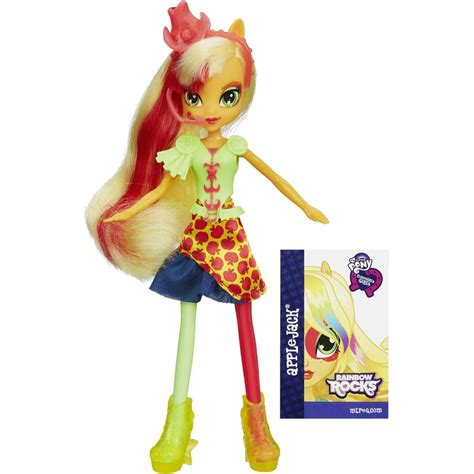 My Little Pony Equestria Girls Rainbow Rocks Applejack Doll Walmart