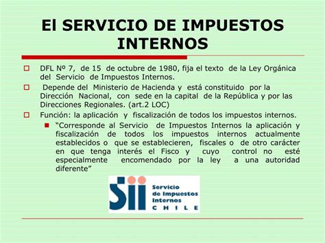 PPT El SERVICIO DE IMPUESTOS INTERNOS PowerPoint Presentation Free