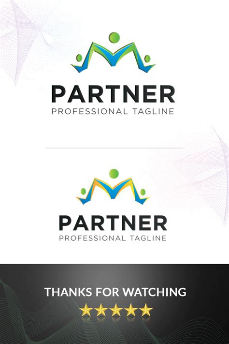 Download Partner Logo Template - Шаблон логотипа на тему графика