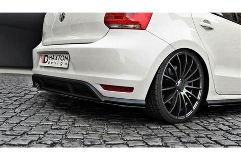 Maxton Design Diffusor F R Volkswagen Polo C Gti Facelift Schwarz