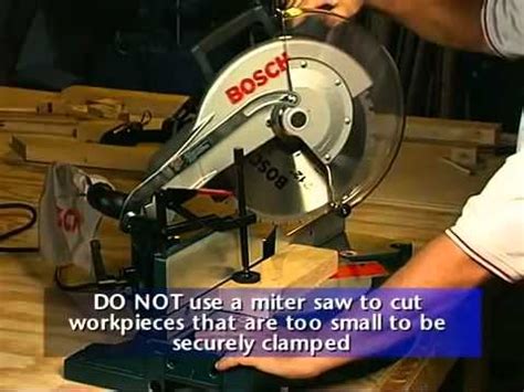 Miter Saw Safety Youtube